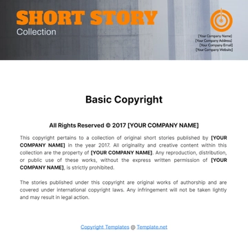 Free Basic Copyright Template to Edit Online