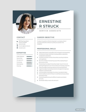 Service Associate Resume