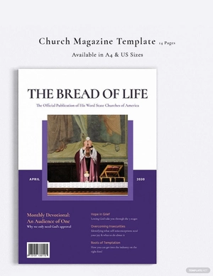 Elegant Church Magazine Template