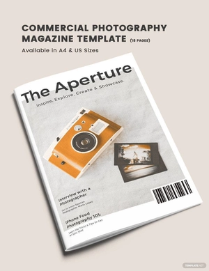 Commercial Photography Magazine Template