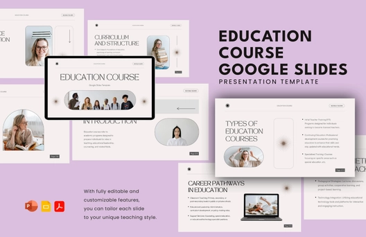 Education Course Google Slides Template