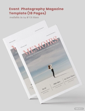 Event Photography Magazine Template