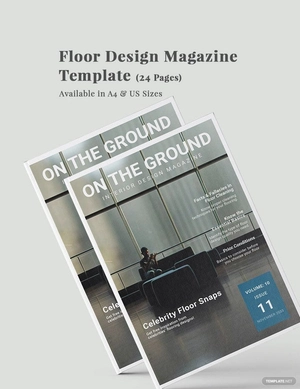 Floor Design Magazine Template