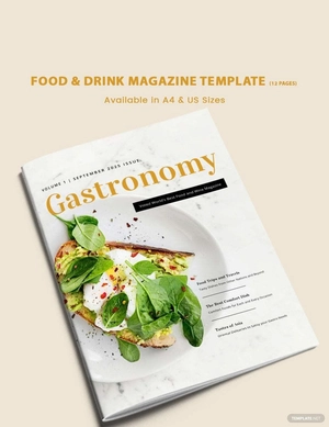 Food & Drink Magazine Template