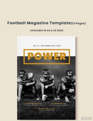 Football Magazine Template