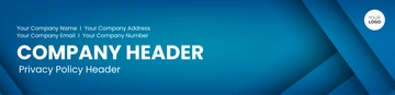Free Company Privacy Policy Header Template to Edit Online