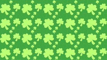 Free Simple Shamrock Pattern Background Template to Edit Online