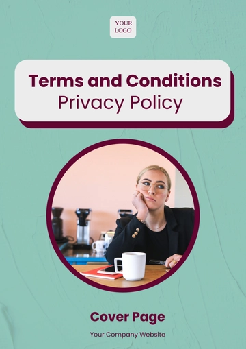 Free Terms And Conditions Privacy Policy Cover Page Template to Edit Online