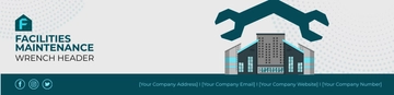 Free Facilities Maintenance Wrench Header Template to Edit Online