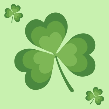 Free Green Shamrock Clipart Template to Edit Online