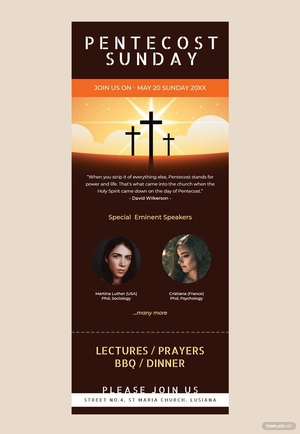 Pentecost Sunday Email Newsletter Template
