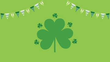 Free Shamrock Clipart Background Template to Edit Online