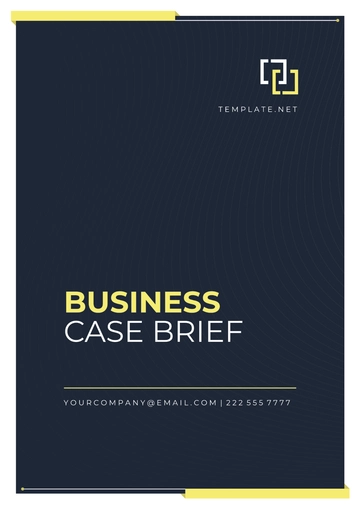 Free Business Case Brief Template to Edit Online