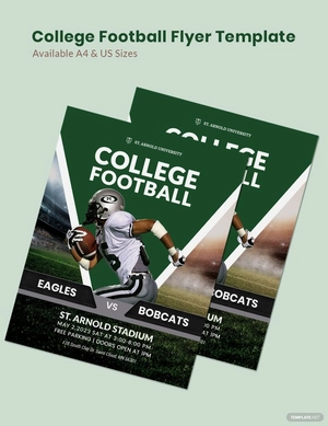 College Football Flyer Template