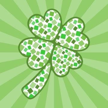 Free Shamrock Suncatcher Craft Template Clipart to Edit Online