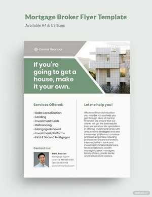 Mortgage Broker Flyer Template