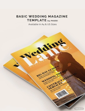 Basic Wedding Magazine Template