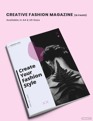 Creative Fashion & Lifestyle Magazine Template