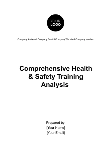 Free Comprehensive Health & Safety Training Analysis Template to Edit Online