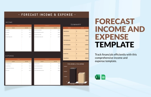 Forecast Income and Expense Template
