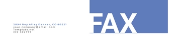 Free Clean Fax Header Template to Edit Online