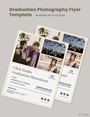 Graduation Photography Flyer Template