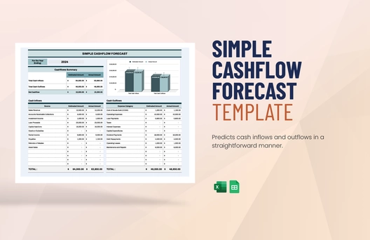 Simple Cashflow Forecast Template Simple Cashflow Forecast Template