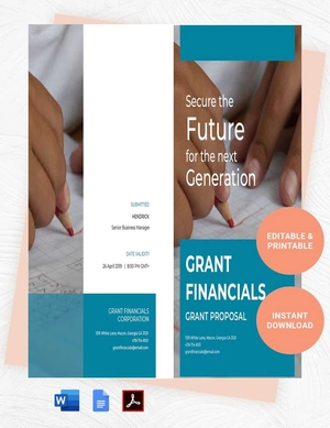 Grant Proposal Template