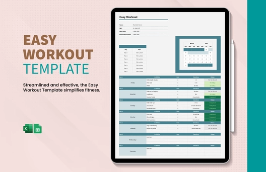 Easy Workout Template