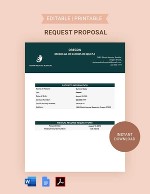 Request Proposal Template