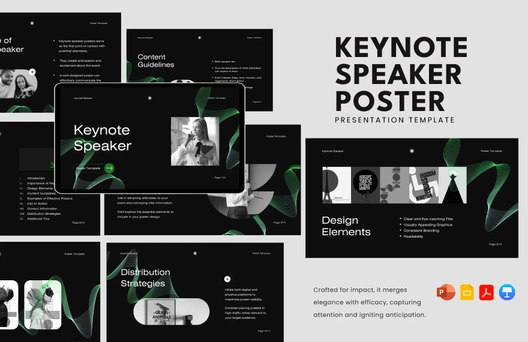 Keynote Speaker Poster Template