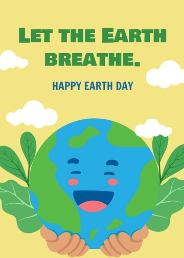 Free Earth Day Greeting Card Template to Edit Online