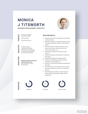 Business Development Associate Resume