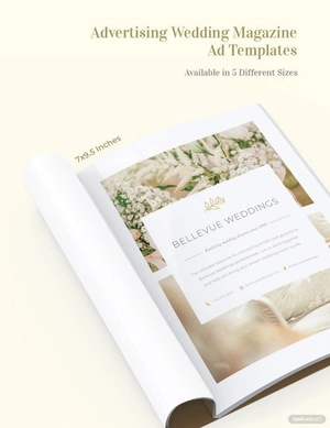 Advertising Wedding Magazine Ads Template