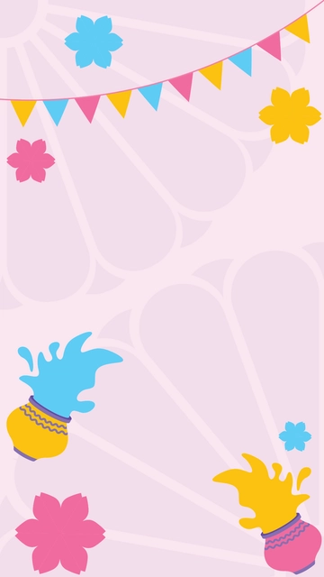 Free Holi Festival Wallpaper Template to Edit Online