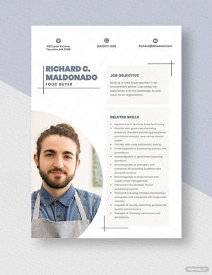 Food Buyer Resume