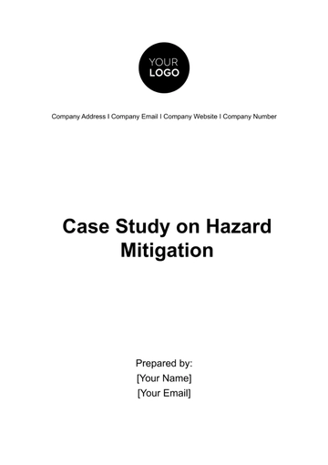 Free Case Study on Hazard Mitigation Template to Edit Online