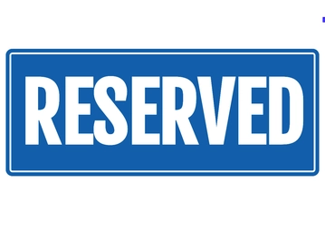 Free Reserved Sign Template to Edit Online