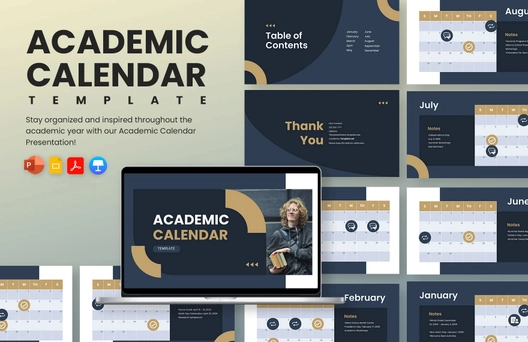 Academic Calendar Template