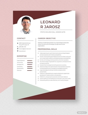 Psychological Associate Resume