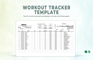 Workout Tracker Template