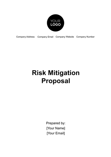 Free Risk Mitigation Proposal Template to Edit Online