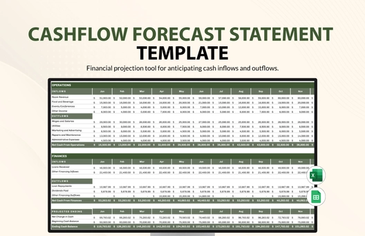 Cashflow Forecast Statement Template Cashflow Forecast Statement Template