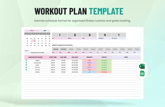 Workout Plan Template