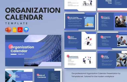 Organization Calendar Template