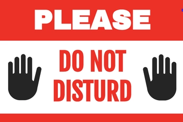 Free Do not Disturb Sign to Edit Online