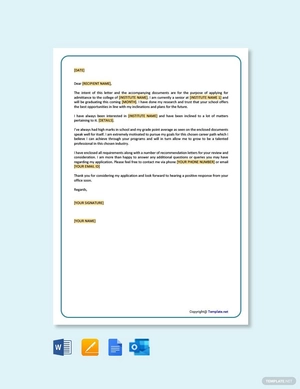 School Application Letter