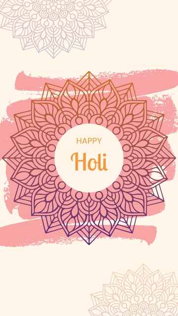 Free Minimalist Holi Festival Wallpaper Template to Edit Online