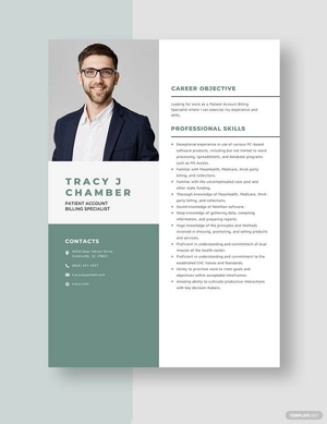 Patient Account Billing Specialist Resume