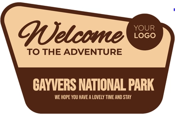 Free National Park Sign Template to Edit Online